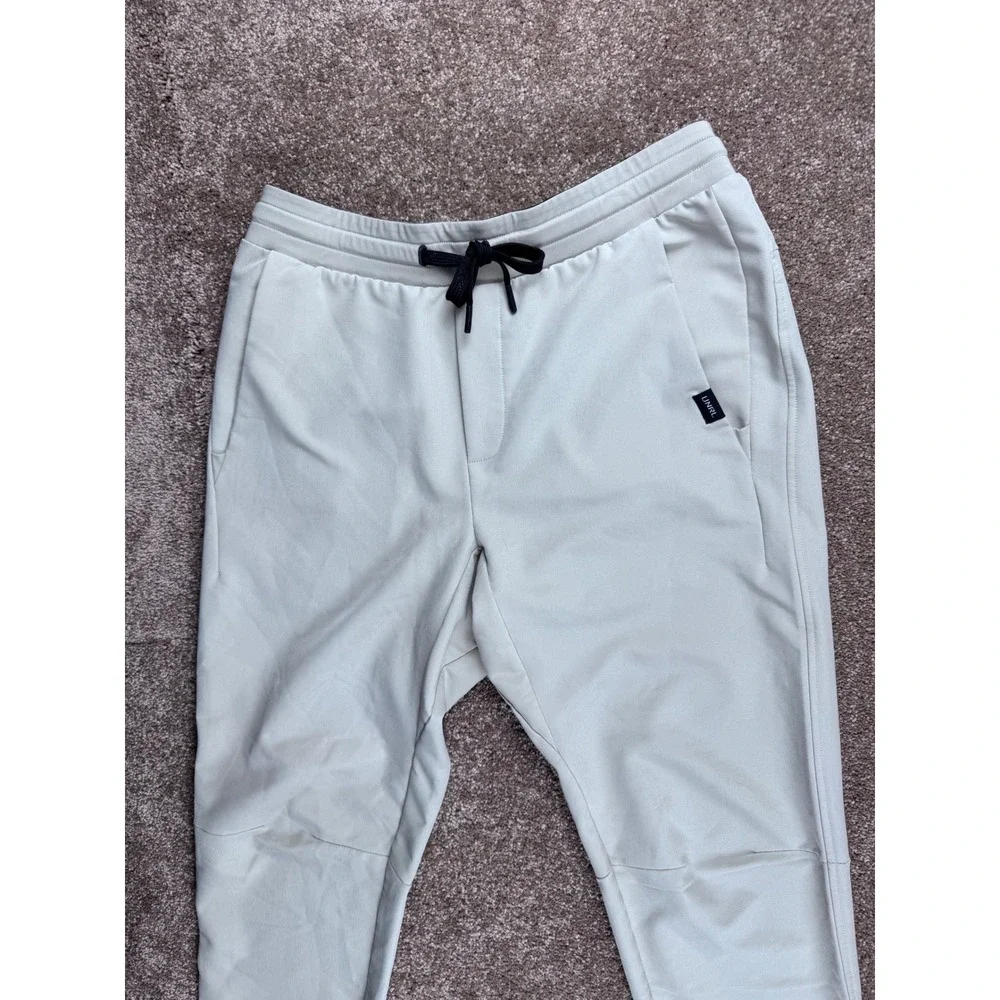 UNRL‎ Apex Pants Mens Stone Light Khaki Tapered Golf Joggers Performance Stretch